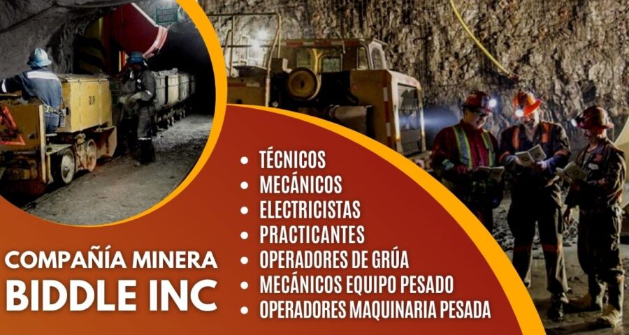 Convocatoria empresa minera BIDDLE INC
